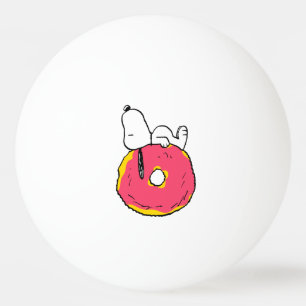 Bolinha De Ping Pong Amendoins Rosquinha rosa esnoopia