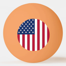 Bolinha De Ping Pong American flag
