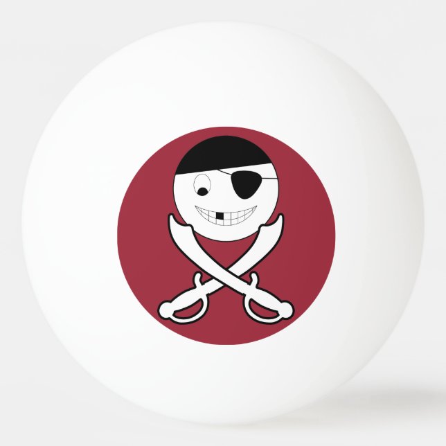 Bolinha De Ping Pong Amiga Jolly Roger Ping Pong Ball (Frente)