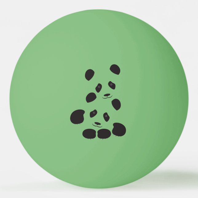 Bolinha De Ping Pong Amizade da panda (Frente)