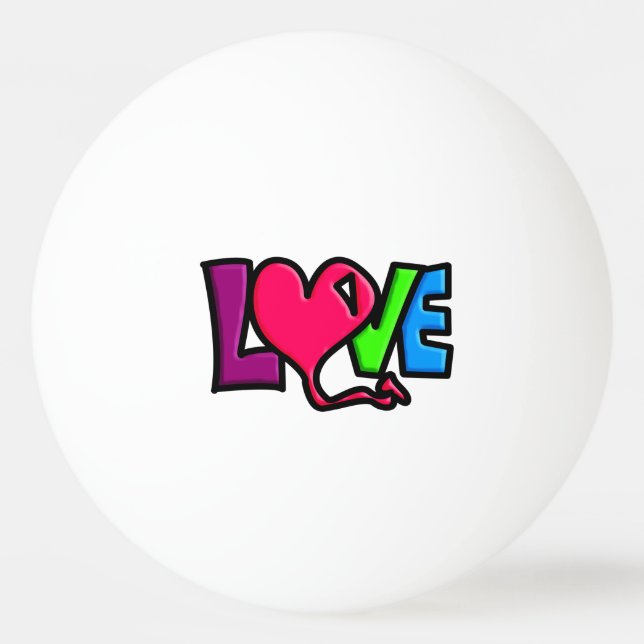 Bolinha De Ping Pong Amor (Frente)