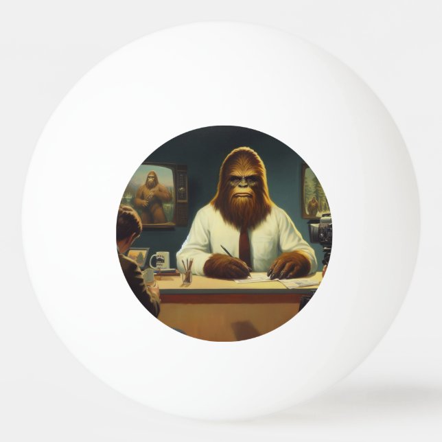 Bolinha De Ping Pong Âncora de notícias Bigfoot (Frente)