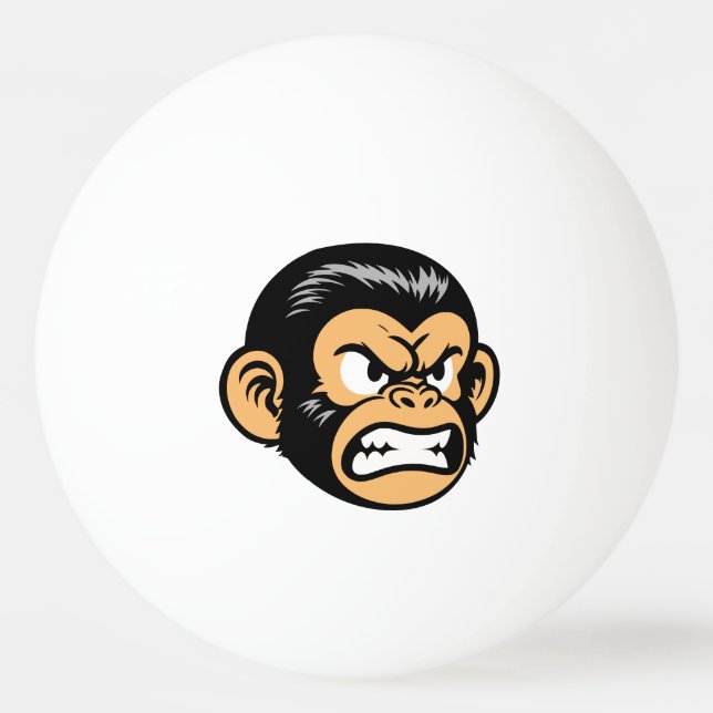Bolinha De Ping Pong Angry Ape (Frente)