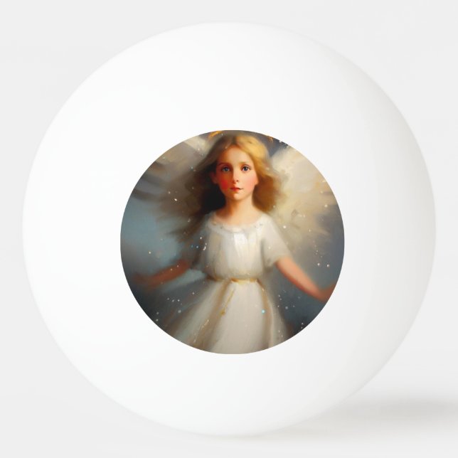 Bolinha De Ping Pong Anjo Natal (2) (Frente)