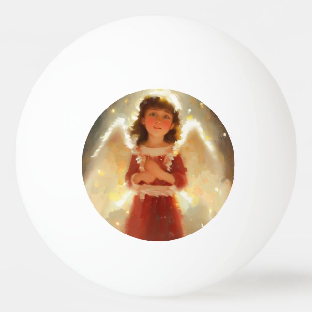 Bolinha De Ping Pong Anjo Natal (4) (Frente)