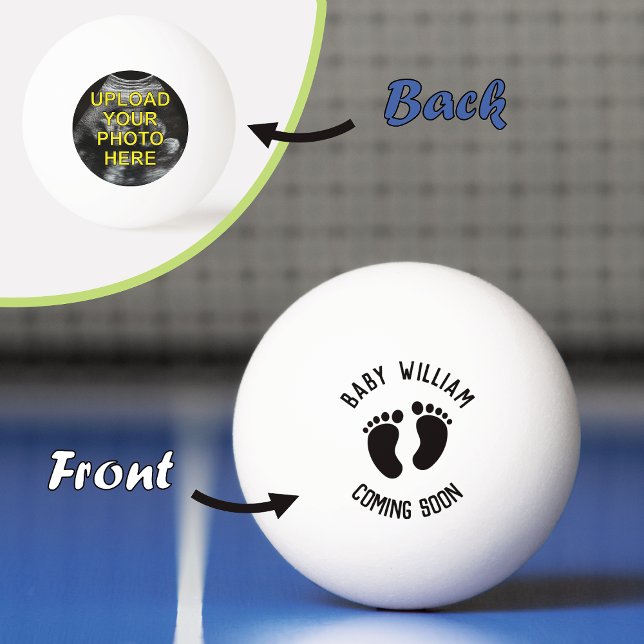 Bolinha De Ping Pong Anunciação de Gravidez Foto de Ultrasom (Criador carregado)