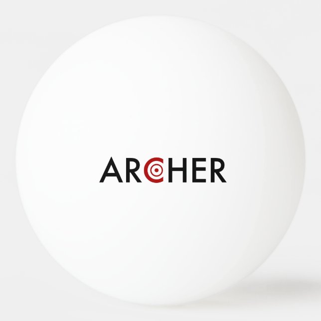 Bolinha De Ping Pong Archer (Frente)