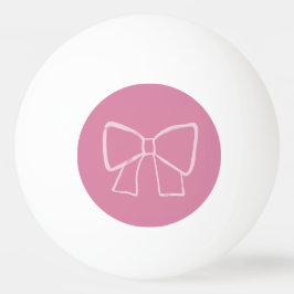 Bolinha De Ping Pong Arco rosa minimalista