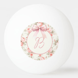 Bolinha De Ping Pong Arco Rosa Monograma