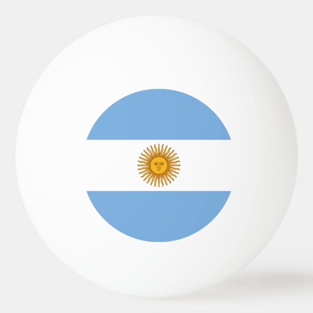 Bolinha De Ping Pong Argentina (Frente)