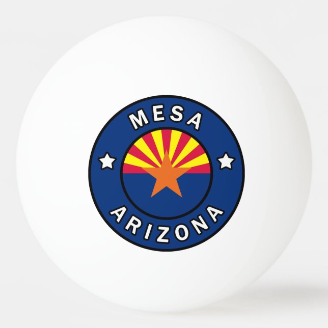 Bolinha De Ping Pong Arizona do Mesa (Frente)