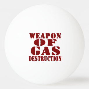 Bolinha De Ping Pong Arma da destruição do gás