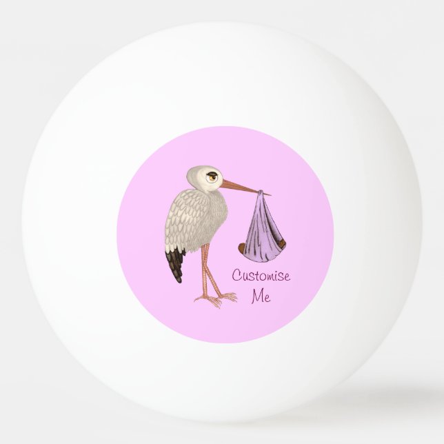 Bolinha De Ping Pong Armazenamento Clássico (Rosa) 2 (Frente)