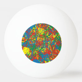 Bolinha De Ping Pong Arremesso multicolorido de salto multicolorido