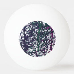 Bolinha De Ping Pong Arte em Mármore Roxo, Verde, Rosa
