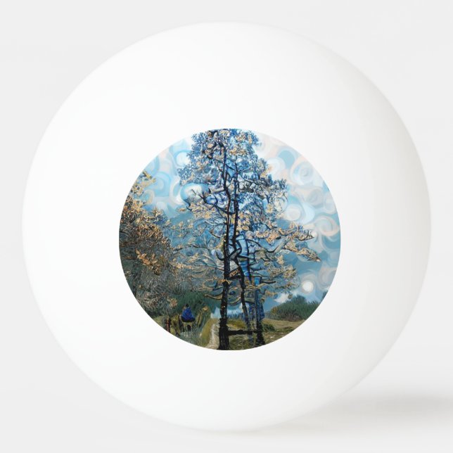 BOLINHA DE PING PONG ÁRVORE DE ABETO (Frente)