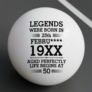 Bolinha De Ping Pong As Legendas Personalizadas Eram Nasceres na Idade