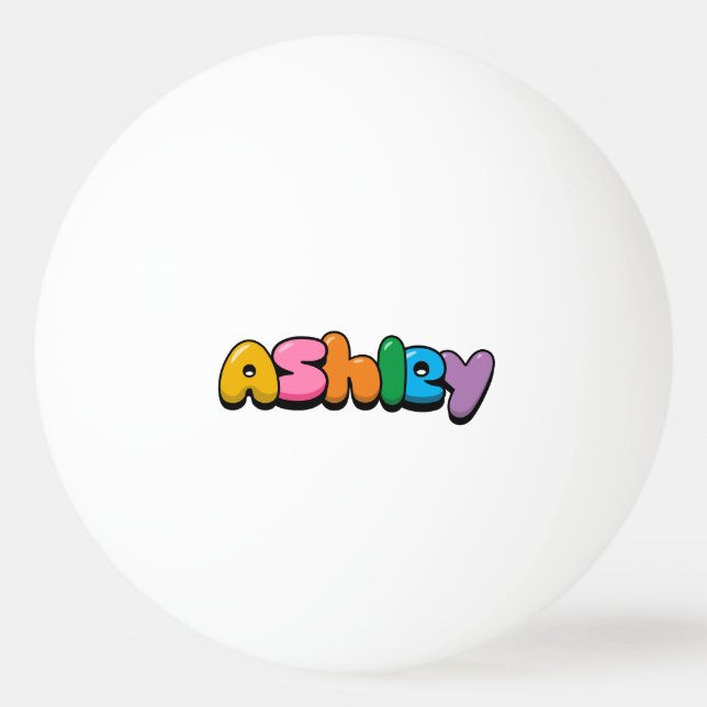 Bolinha De Ping Pong Ashley (Frente)