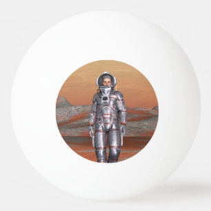 Bolinha De Ping Pong Astronauta Mars - Explorador de Espaço no Planeta