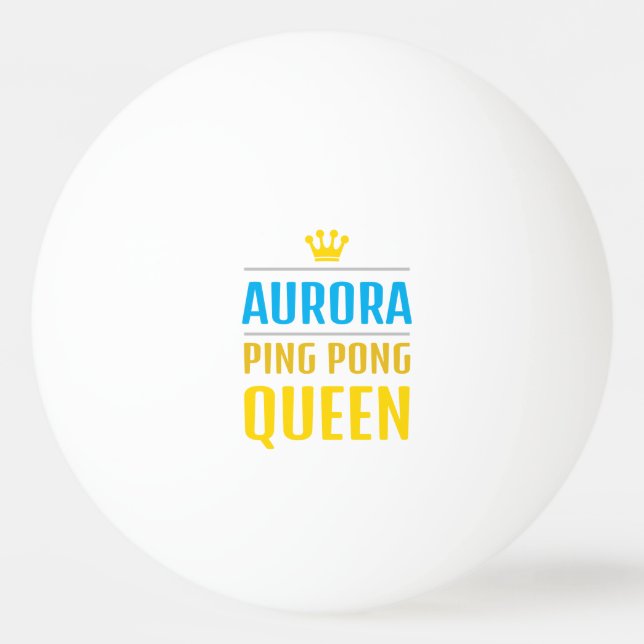 Bolinha De Ping Pong Aurora (Frente)