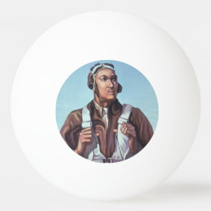 Bolinha De Ping Pong Aviadores negros: Serviço Militar de Combate WW2 d