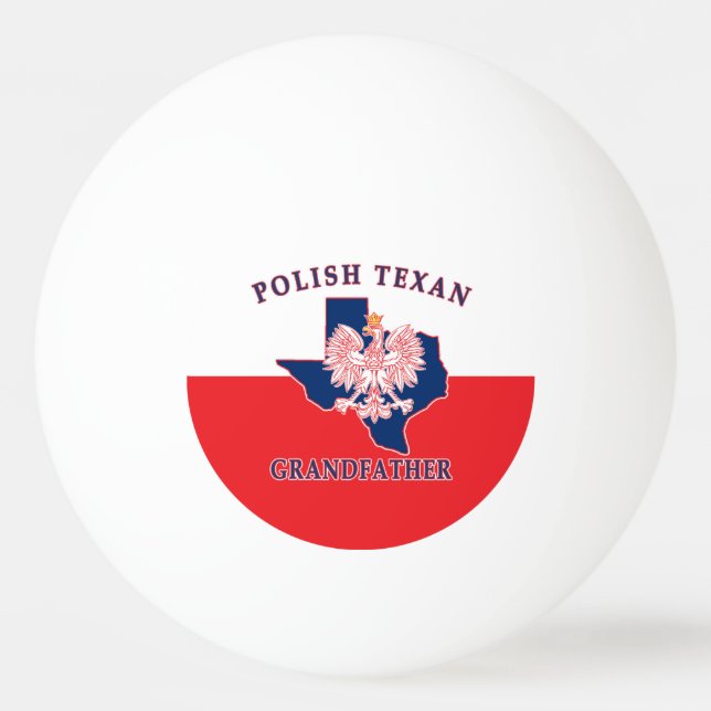 Bolinha De Ping Pong Avô Texano Polonês (Frente)