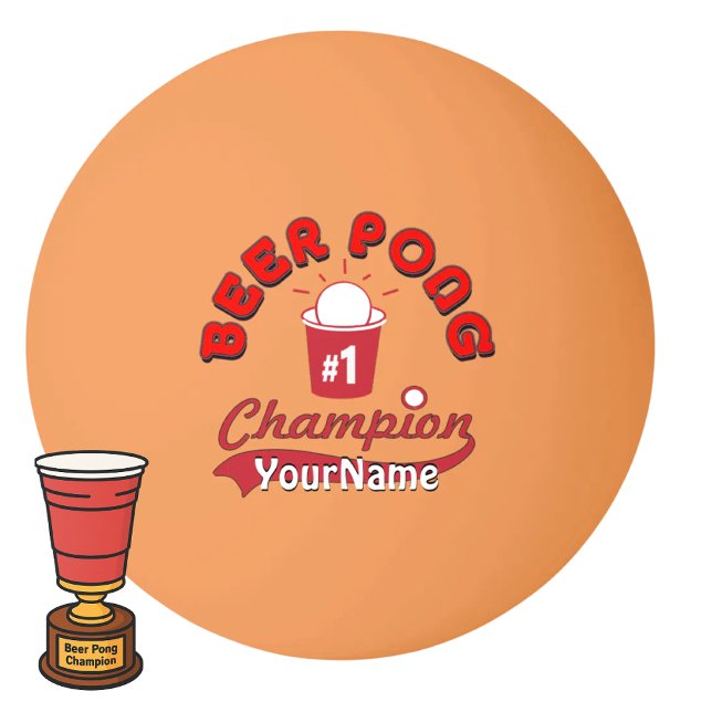 Bolinha De Ping Pong Ball da Liga Oficial do Ping Pong Personalizado (Criador carregado)