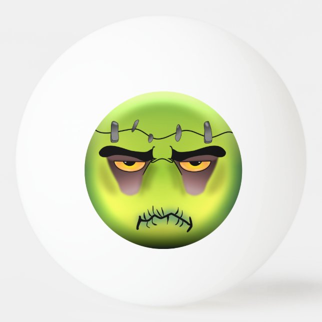 Bolinha De Ping Pong Balle De Ping Pong Frankenmoji (Frente)