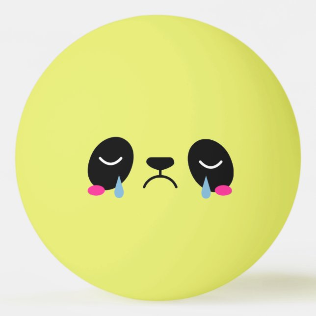 Bolinha De Ping Pong Balle De Ping Pong Sad Panda (Frente)