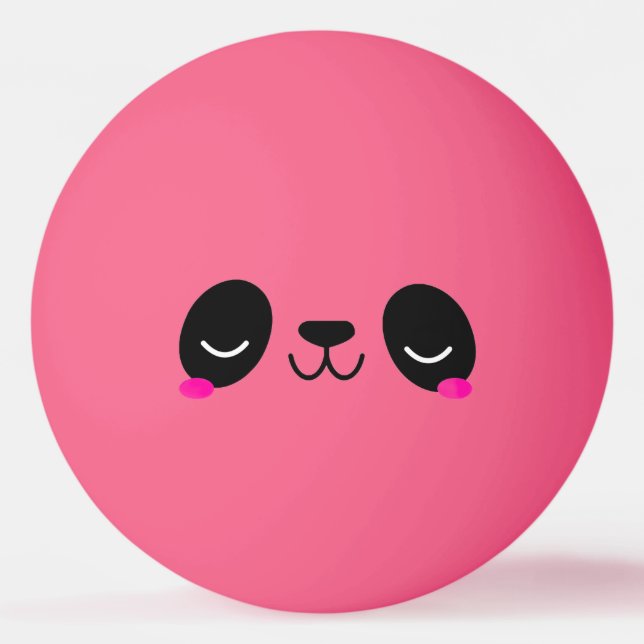 Bolinha De Ping Pong Balle De Ping Pong Shy Panda (Frente)