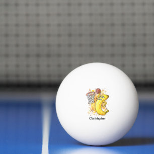Bolinha De Ping Pong Banana Slam Dunk Atirou no Power Play da Fruitária