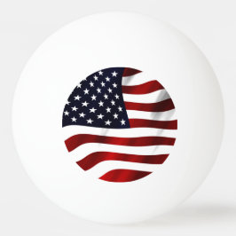Bolinha De Ping Pong Bandeira Americana