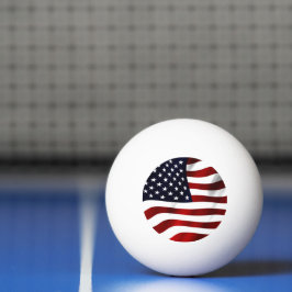 Bolinha De Ping Pong Bandeira Americana