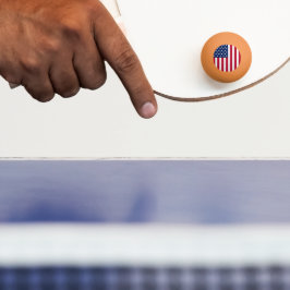 Bolinha De Ping Pong bandeira americana