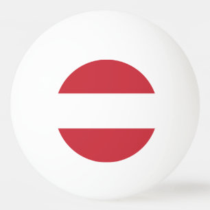 Bolinha De Ping Pong Bandeira da Áustria