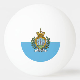 Bolinha De Ping Pong Bandeira da bandeira de San Marino/Sammarinese