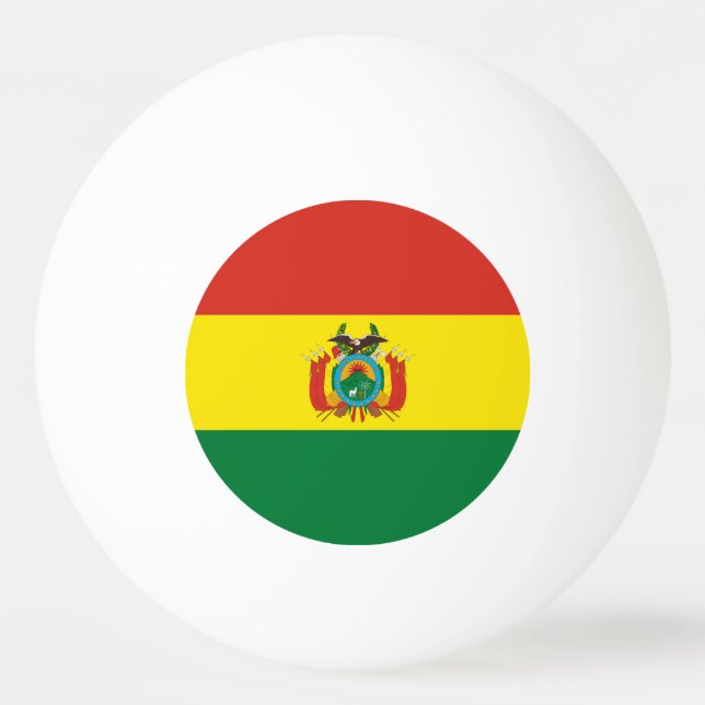 Bolinha De Ping Pong Bandeira da Bolívia Patriótica (Verso)
