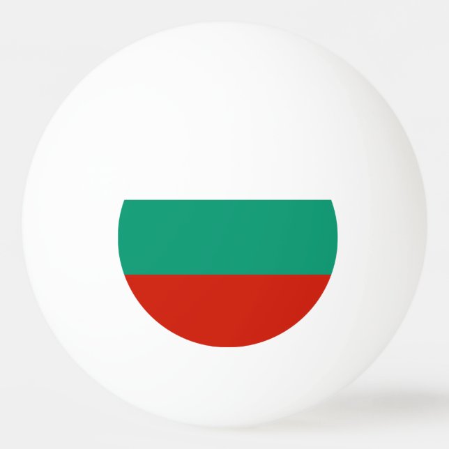 Bolinha De Ping Pong Bandeira da Bulgária (Frente)