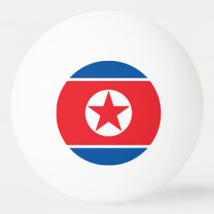 Bolinha De Ping Pong Bandeira da Coreia do Norte