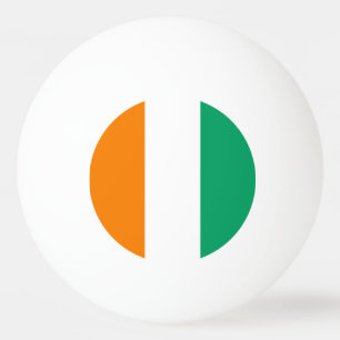 Bolinha De Ping Pong Bandeira da Costa do Marfim