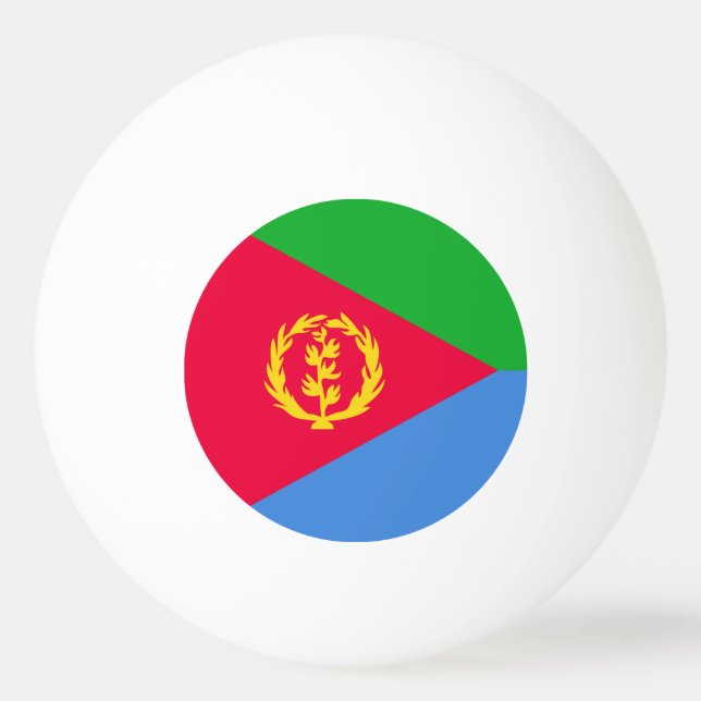 Bolinha De Ping Pong Bandeira da Eritreia (Frente)