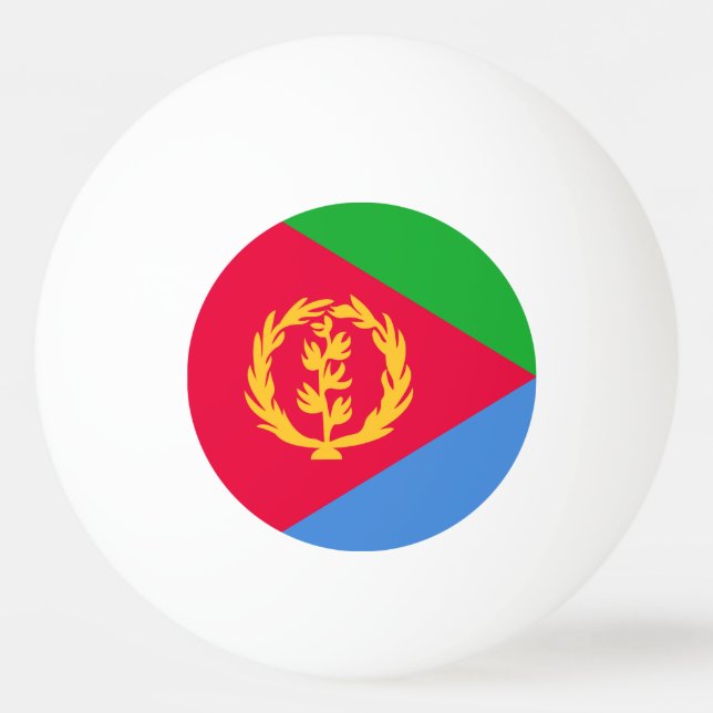 Bolinha De Ping Pong Bandeira da Eritreia (Frente)