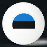 Bolinha De Ping Pong Bandeira da Estônia<br><div class="desc">Bandeira Patriótica da Estônia.</div>