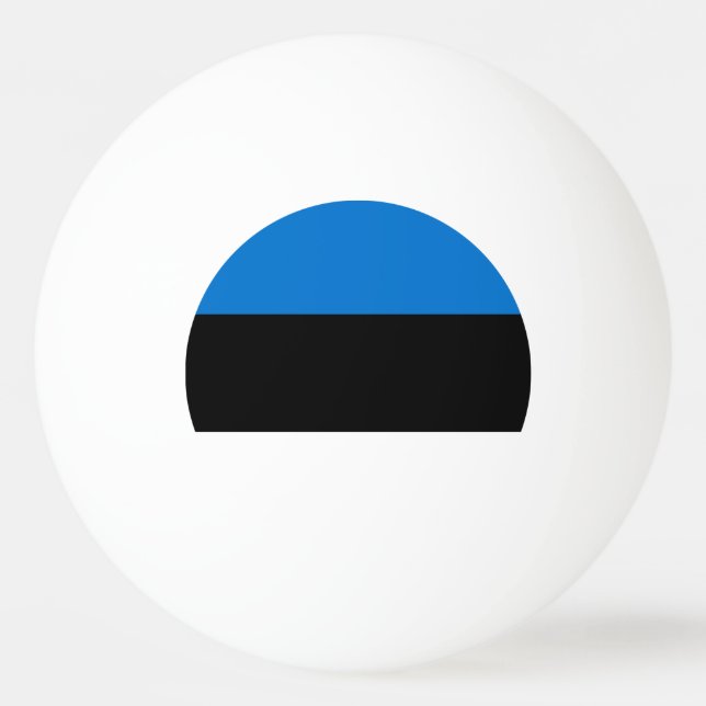 Bolinha De Ping Pong Bandeira da Estônia (Frente)