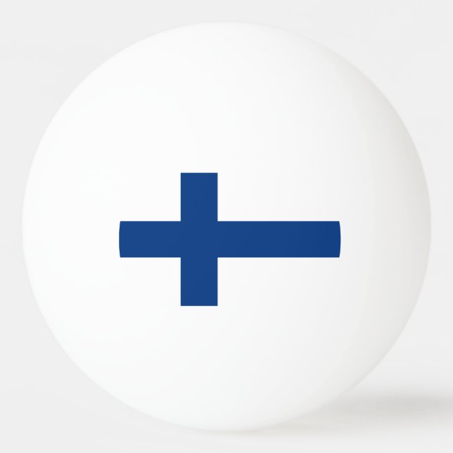 Bolinha De Ping Pong Bandeira da Finlândia (Verso)