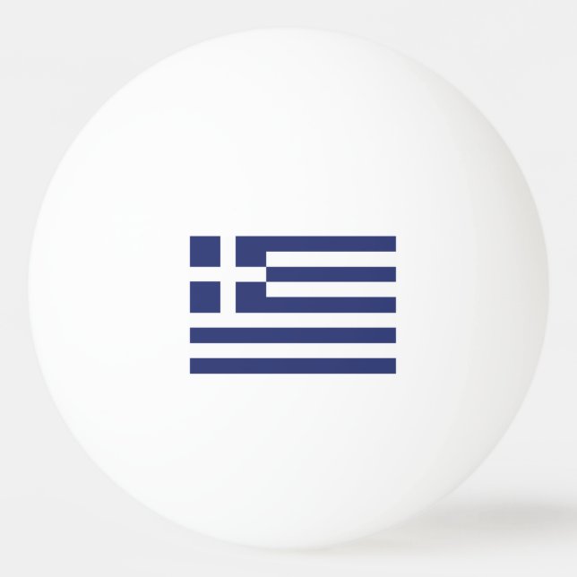 Bolinha De Ping Pong Bandeira da Grécia (Frente)