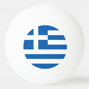 Bolinha De Ping Pong Bandeira da Grécia
