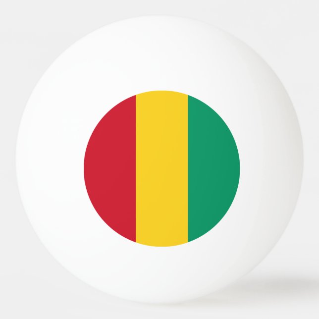 Bolinha De Ping Pong Bandeira da Guiné (Frente)