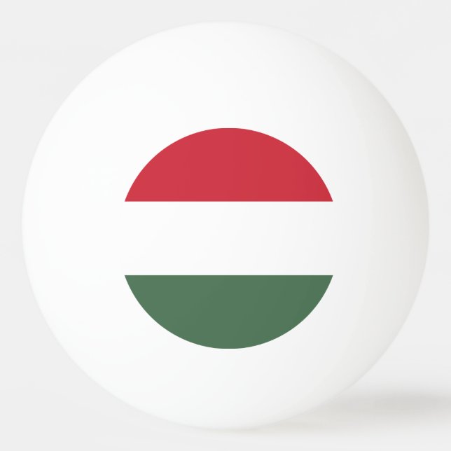 Bolinha De Ping Pong Bandeira da Hungria (Frente)