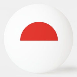 Bolinha De Ping Pong Bandeira da Indonésia